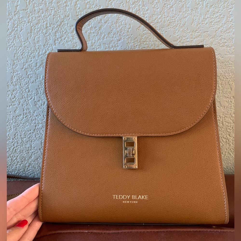 Teddy Blake genuine leather crossbody to backpack handbag